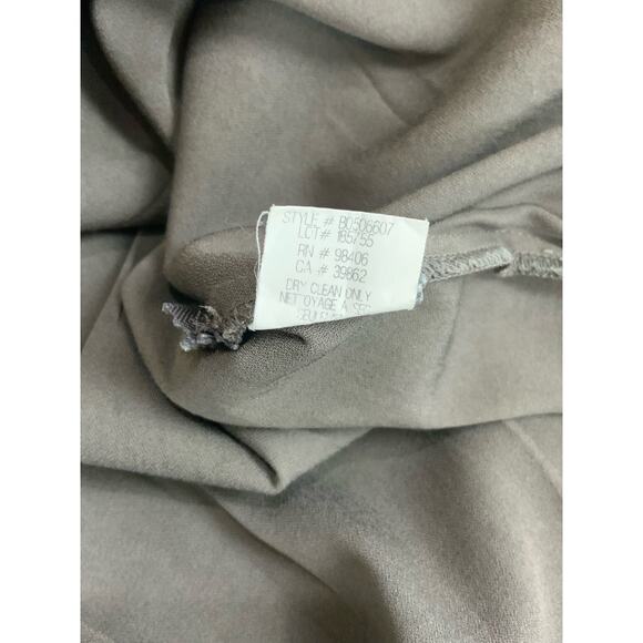 Theory Tenos Pleated Sleeveless Midi Dress Color Nest Green Women's Size 10 - Picture 6 of 6